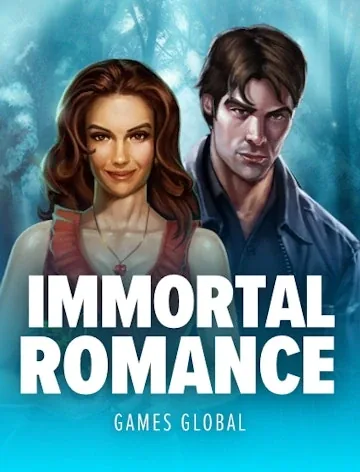 Immortal Romance slot at Vegas Hero Casino, RTP 96.9%