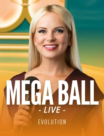 Mega Ball live game at Vegas Hero Casino